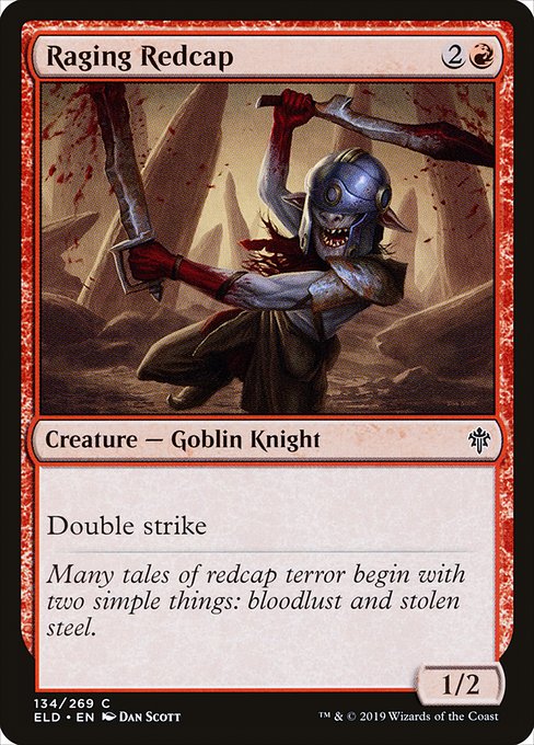 Raging Redcap - Throne of Eldraine - C - 134
