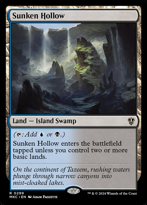 Sunken Hollow - Commander: Murders at Karlov Manor - R - 299
