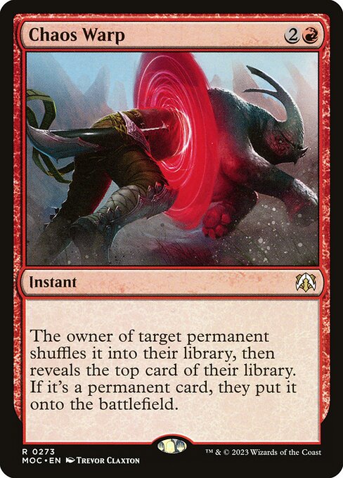Chaos Warp - Commander: March of the Machine - R - 273