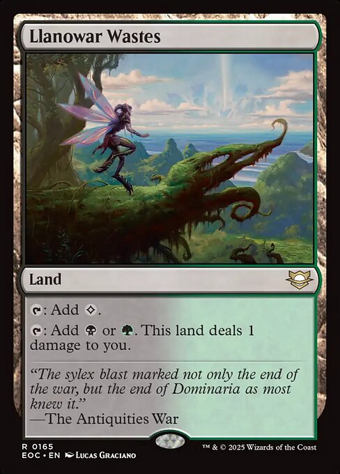 Llanowar Wastes - Commander: Edge of Eternities - R - 165