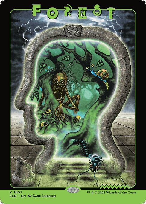 Forest (1651) (Rainbow Foil) - Secret Lair Drop Series - R - 1651