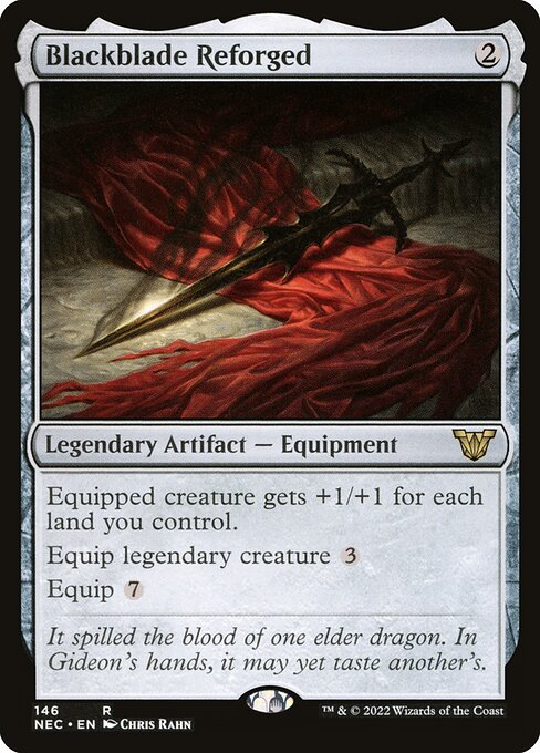 Blackblade Reforged - Commander: Kamigawa: Neon Dynasty - R - 146