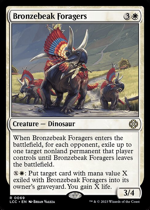 Bronzebeak Foragers - Commander: The Lost Caverns of Ixalan - R - 69