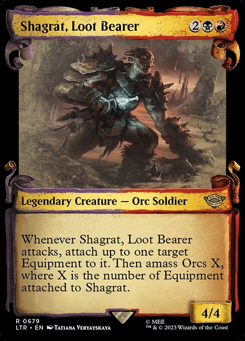 Shagrat, Loot Bearer (Showcase Scrolls) - Universes Beyond: The Lord of the Rings: Tales of Middle-earth - R - 679