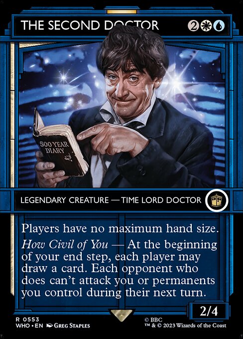 The Second Doctor (Showcase) - Universes Beyond: Doctor Who - R - 553