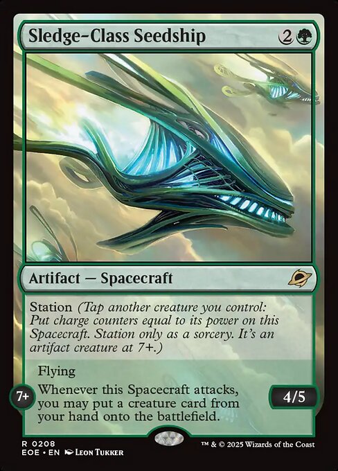 Sledge-Class Seedship - Promo Pack: Edge of Eternities - R - 208