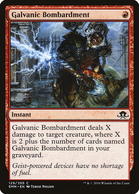 Galvanic Bombardment - Eldritch Moon - C - 129
