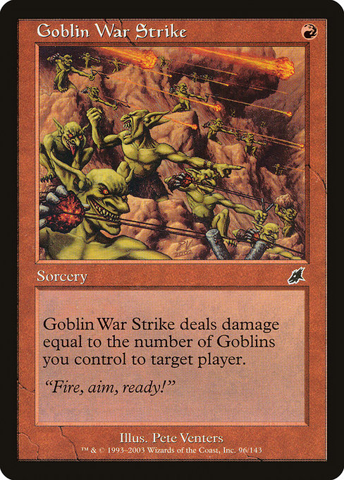 Goblin War Strike - Scourge - C - 96