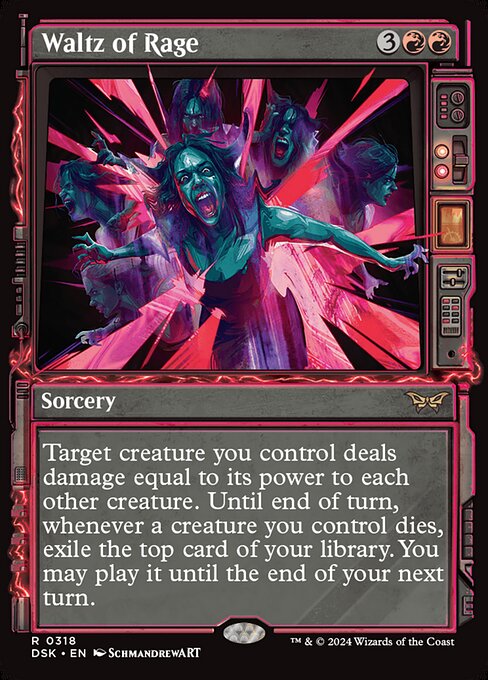 Waltz of Rage (Showcase) - Duskmourn: House of Horror - R - 318