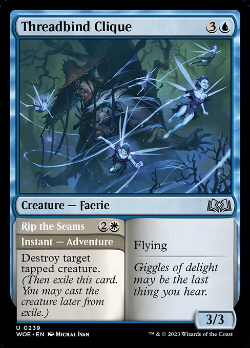 Threadbind Clique - Wilds of Eldraine - U - 239