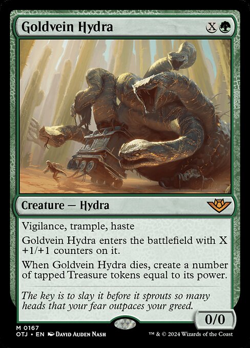Goldvein Hydra - Outlaws of Thunder Junction - M - 167
