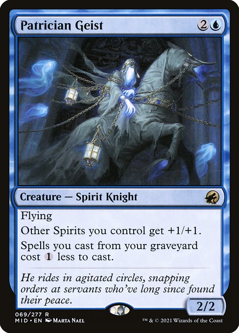 Patrician Geist - Innistrad: Midnight Hunt - R - 69