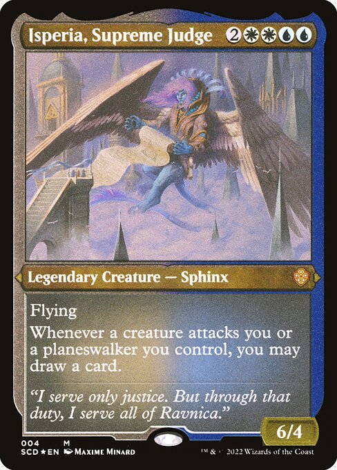Isperia, Supreme Judge (Foil Etched) - Starter Commander Decks - M - 4