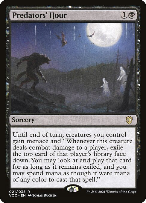 Predators' Hour - Commander: Innistrad: Crimson Vow - R - 21