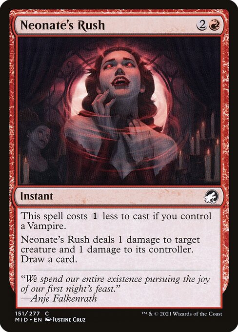 Neonate's Rush - Innistrad: Midnight Hunt - C - 151