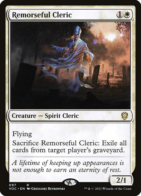 Remorseful Cleric - Commander: Innistrad: Crimson Vow - R - 97