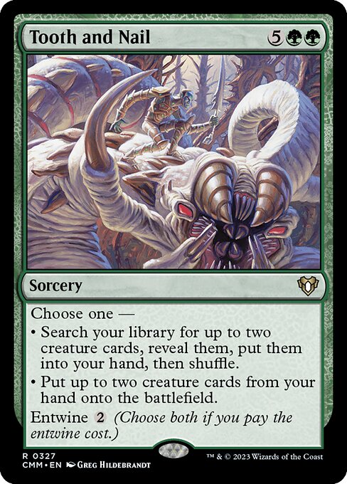 Tooth and Nail - Commander Masters - R - 327
