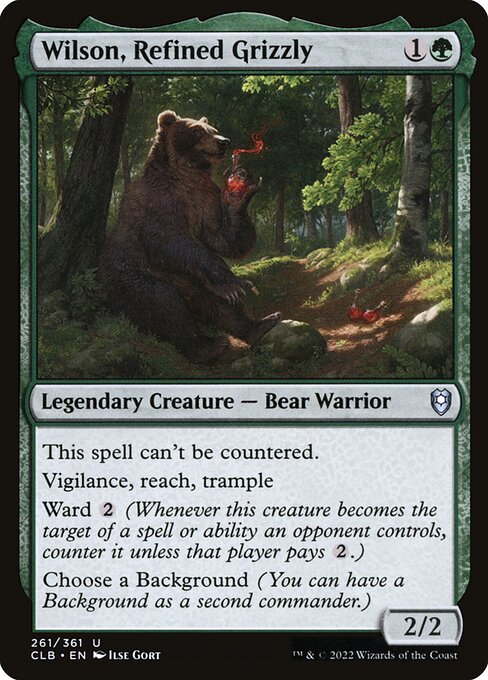 Wilson, Refined Grizzly - Commander Legends: Battle for Baldur's Gate - U - 261