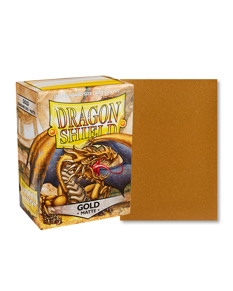 Dragon Shield Gold - Matte Sleeves - Standard