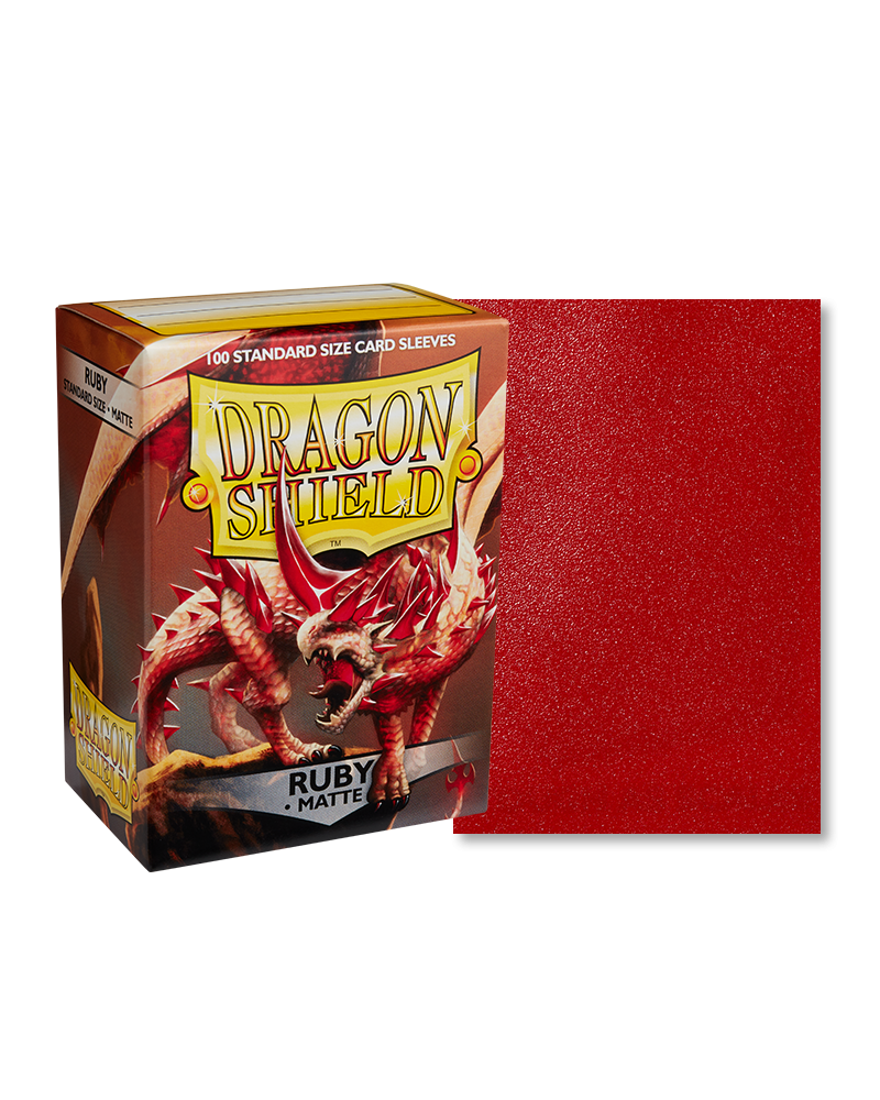 Dragon Shield Ruby - Matte Sleeves - Standard