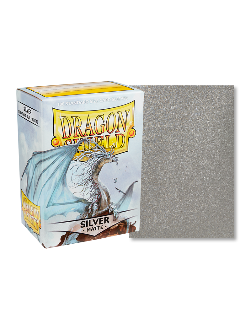 Dragon Shield Silver - Matte Sleeves - Standard