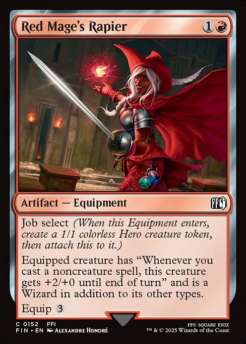Red Mage's Rapier - FINAL FANTASY - C - 152
