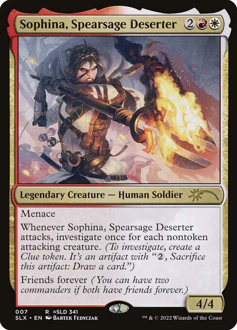 Sophina, Spearsage Deserter - SLX Cards - R - 7