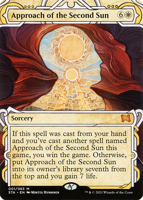 Approach of the Second Sun (JP Alternate Art) (Foil Etched) - Strixhaven: Mystical Archives - M - 64