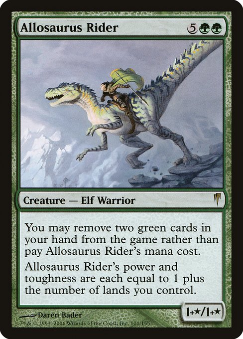 Allosaurus Rider - Prerelease Cards - R - 101