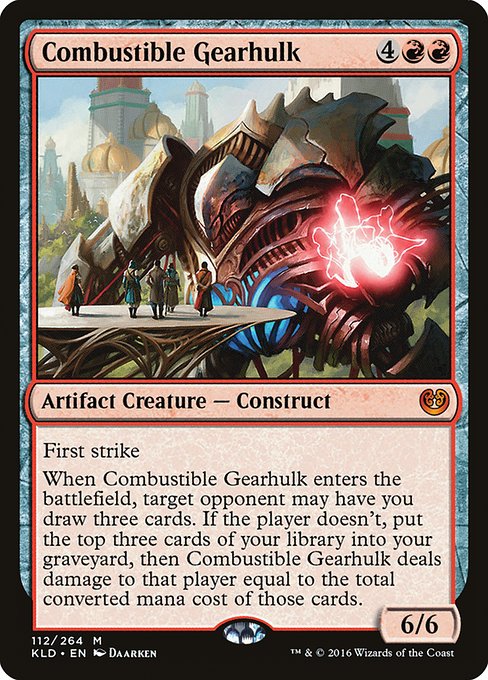 Combustible Gearhulk - Kaladesh - M - 112