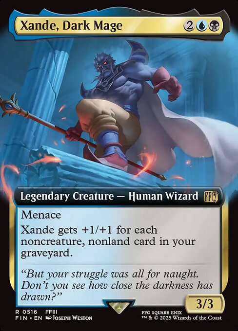 Xande, Dark Mage (Extended Art) - FINAL FANTASY - R - 516