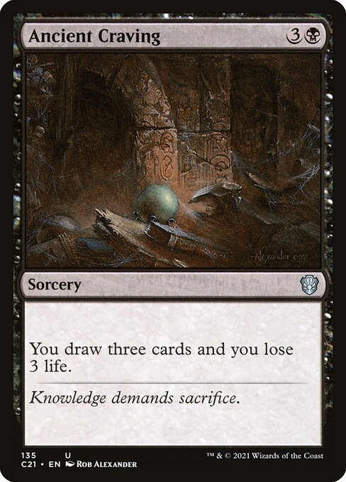 Ancient Craving - Commander 2021 - U - 135
