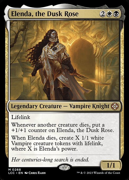 Elenda, the Dusk Rose - Commander: The Lost Caverns of Ixalan - M - 268