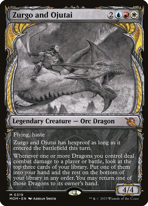 Zurgo and Ojutai (Showcase) - March of the Machine - M - 319