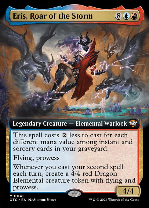 Eris, Roar of the Storm (Extended Art) - Commander: Outlaws of Thunder Junction - M - 41
