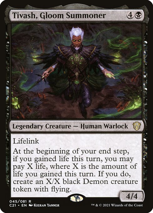 Tivash, Gloom Summoner - Commander 2021 - R - 45