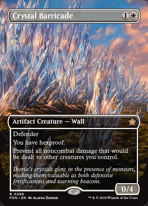 Crystal Barricade (Borderless) - Foundations - R - 296
