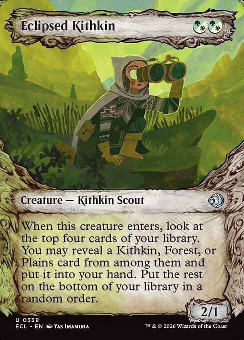 Eclipsed Kithkin (Showcase) - Lorwyn Eclipsed - U - 338