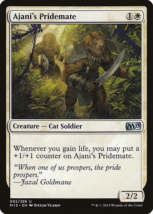 Ajani's Pridemate - Magic 2015 (M15) - U - 2