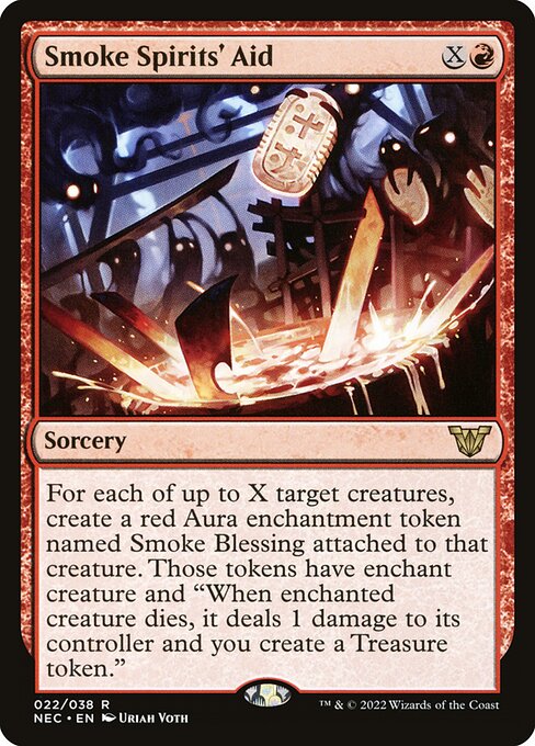 Smoke Spirits' Aid - Commander: Kamigawa: Neon Dynasty - R - 22