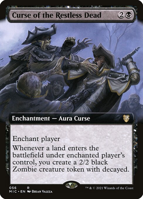 Curse of the Restless Dead (Extended Art) - Commander: Innistrad: Midnight Hunt - R - 56
