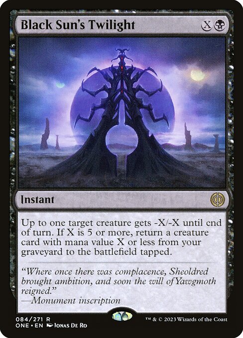 Black Sun's Twilight - Phyrexia: All Will Be One - R - 84