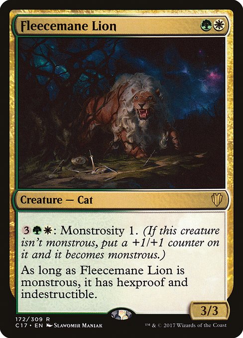 Fleecemane Lion - Commander 2017 - R - 172
