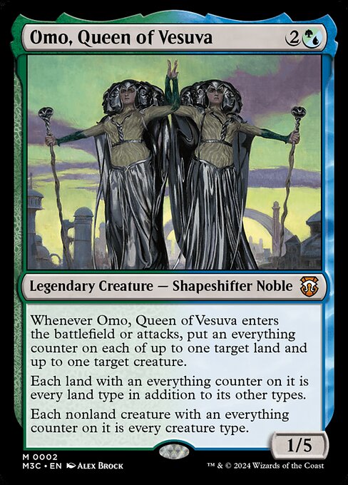 Omo, Queen of Vesuva - Commander: Modern Horizons 3 - M - 2