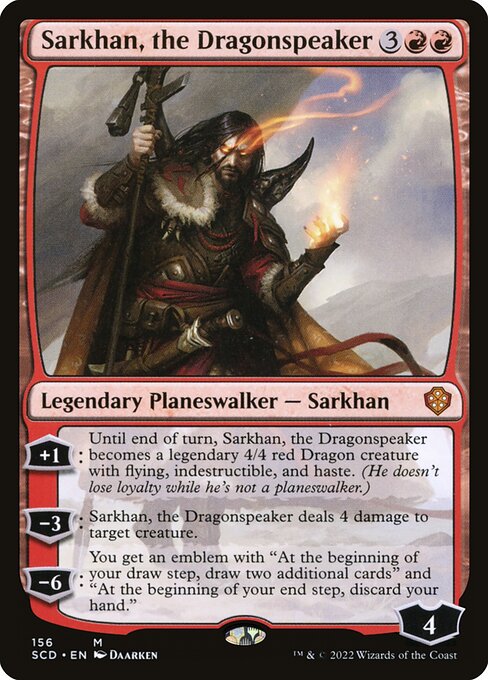 Sarkhan, the Dragonspeaker - Starter Commander Decks - M - 156