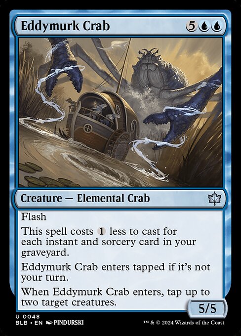 Eddymurk Crab - Bloomburrow - U - 48