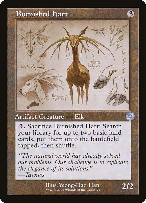 Burnished Hart (Schematic) - The Brothers' War: Retro Frame Artifacts - U - 71