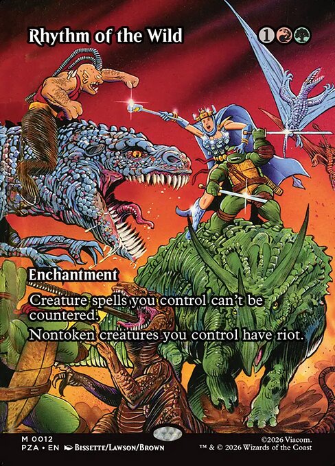 Rhythm of the Wild (Borderless) - Teenage Mutant Ninja Turtles Source Material - M - 12