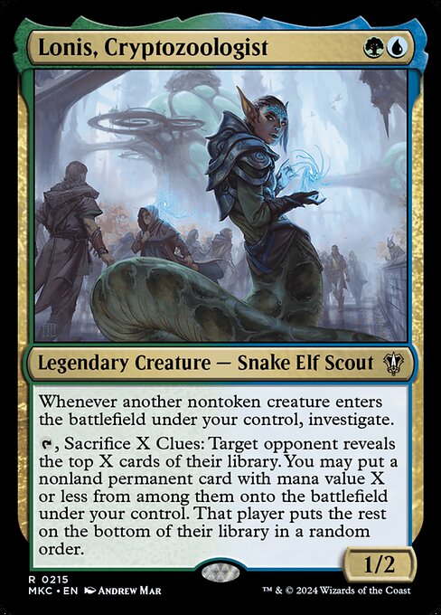Lonis, Cryptozoologist - Commander: Murders at Karlov Manor - R - 215