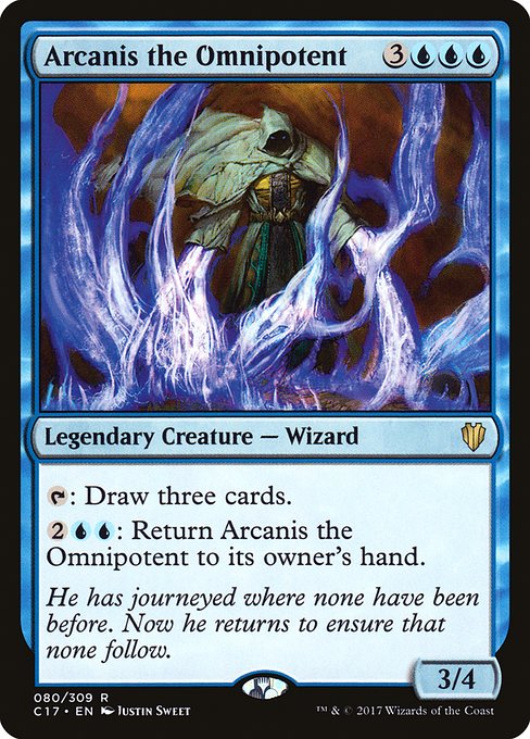 Arcanis the Omnipotent - Commander 2017 - R - 80